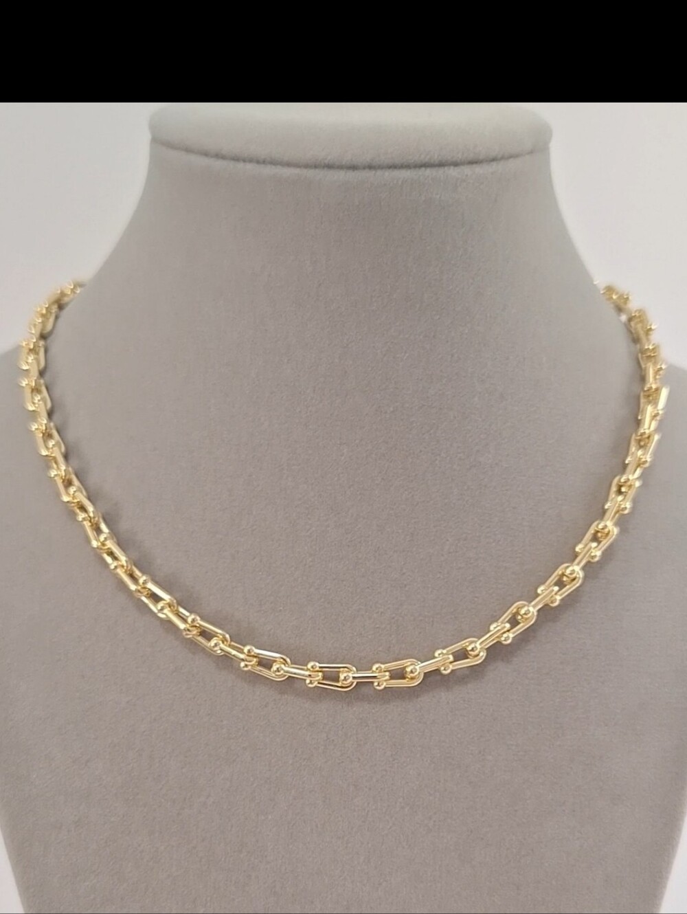 14kt gold-filled paperclips Necklace